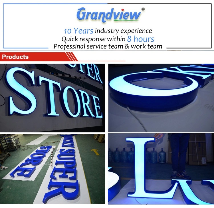 Guangzhou Wholesale LED Sign Board Logo Letter LED Backlit Sign