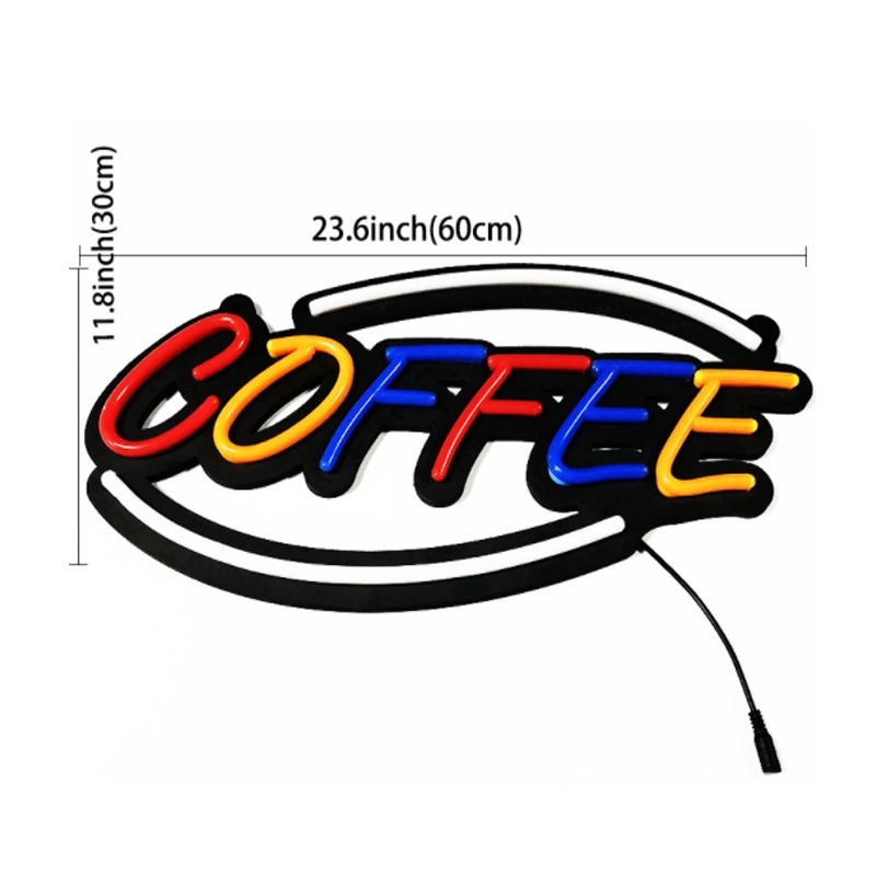 Coffee Shop Luminous Logo LED Coffee Neon Sign