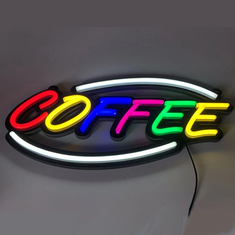 Coffee Shop Luminous Logo LED Coffee Neon Sign